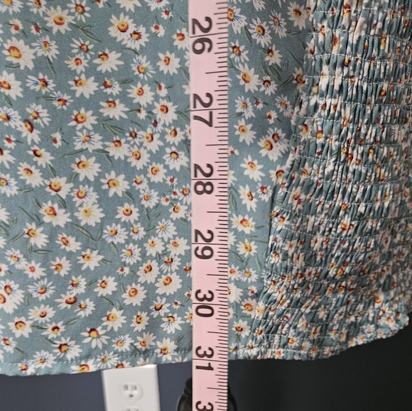 SHEIN Blue Floral Mini Dress - Picture 9 of 11